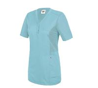 BP 1738-435-111-3XL Tunique confortable pour femme, manches 1/2, inserts piqué et système de levage des bras, mélange de tissu 180,00 g/m², océan, 3XL