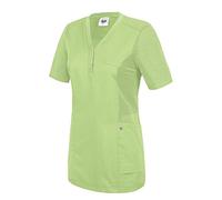 BP 1738-435-78-XS Tunique confort pour femme, manches 1/2, empiècements piqué et système de levage des bras, mélange de tissu 180,00 g/m², vert clair, XS
