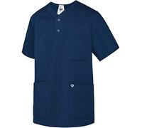 BP 1741-435-110/2XL, Tunique unisexe à enfiler, manches 1/2, col en V avec système de levage des bras 180,00 g/m², mélange de tissu, Couleur bleu nuit, Taille 2XL