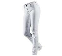 BP 1755-311-0021-29/32 Jean Coupe ajustée en Tissu Stretch pour Femme, 65% Coton, 30% Polyester, 5% élasthanne, Blanc, Taille 29/32