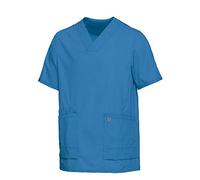 BP 1763-241-0116-Mn unisexe en tissu super léger 49% coton/48% polyester/3% élastholéfine Bleu azur, taille M