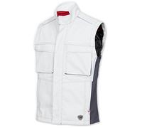 BP 1786-555-21-L Gilet thermique matelassé avec doublure thermique Blanc/gris foncé Taille L 295 g/m²