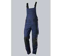 BP 1804-720-110-56n Salopette stretch avec fixations à clips, coton renforcé 305 g/m², bleu nuit, 56n