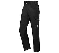 BP 1826-033-0032-31/32L Mélange de tissu avec pantalon de travail stretch pour hommes, taille haute dans le dos, 70% coton/28% polyester/2% élasthanne, noir, taille 31/32 L
