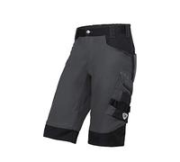 BP 1827-033-5632-28/29n Mélange de tissu avec short stretch, taille haute dans le dos, 70% coton/28% polyester/2% élasthanne, anthracite/noir, 28/29N Taille