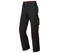 BP 1861-620-0032-43/44n Mélange de tissu avec pantalon stretch super stretch pour hommes, coupe étroite avec taille plus haute dans le dos, 92% polyamide/8% élasthanne, noir, 43/44 N Taille