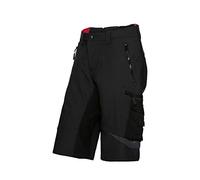 BP 1863-620-0032-41/42n Mélange de tissu avec short stretch super stretch pour homme, coupe étroite avec taille plus haute dans le dos, 92% polyamide/8% élasthanne, noir, taille 41/42 N
