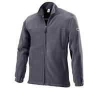 BP 1872-646-53-4XL Veste polaire avec col montant et bras Système de levage 270 g/m² 100% polyester Gris foncé Taille 4XL