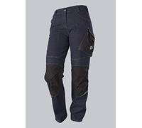 BP 1973-031-0004 Workwear Jean pour femme en coton et élasthanne Bleu foncé/pierre Taille 29/32
