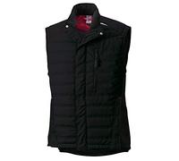 BP 1986-570-32 Gilet thermique - Silhouette élancée - Col montant - Doublure thermique - 65% polyester, 35% coton - Coupe standard - Taille : L - Couleur : noir