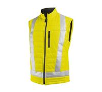 BP 2113-845-86 BProtected Gilet thermique unisexe en coton et polyester Jaune Taille XS
