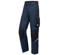 BP 2436-581-1432-58s Pantalon de Travail pour Hommes, Silhouette Mince avec Taille Haute dans Le Dos, 245,00 g/m², Bleu Nuit/Noir, 58s
