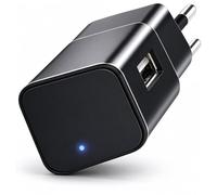 BP Adaptateur caméra espion avec WiFi - Caméra cachée - Mini caméra - Appareils d'écoute - Caméra d'espionnage - Fonctionne avec l'application - FULL HD 1080P - Avec carte SD de 32 Go - Manuel