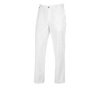 BP Med Trousers 1368-686-21 Pantalon pour Homme - Tissu mélangé avec Stretch - 48% Coton, 48% Polyester, 4% élastoléfine - Coupe Courte - Taille : 60s - Couleur : Blanc