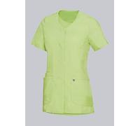 BP Med Tunics 1764-241-0078 Tunique pour femme - Manches 1/2 et col en V - 49% coton, 48% polyester, 3% élastoléfine - Coupe ajustée - Taille : Mn - Couleur : vert clair