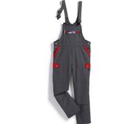BP Workwear CottonPlus Salopette de travail Anthracite/rouge Taille 54