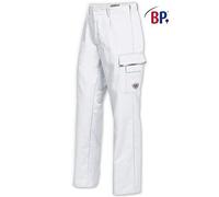 BP1641-558-21-XLn Jean mixte avec plusieurs poches Mélange de tissu Blanc Taille XL 245,00 g/m²