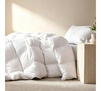 BPC Couette en Duvet 155x220 cm 90% Duvet 330GSM 4 Saisons | Pour 1 personne | Coton Biologique 100% | Confort Hôtel Premium | Certifiée OEKO-TEX & RDS | Lavable, Chaude et Douce