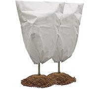 Bprtcra Housse Hivernage pour Plantes, 1 PCS Contre Le Gel des Plantes à Cordon Couvertures de Plantes Rectangle pour Protection Contre Froid et Gel de Plante dHiver (Blanc 240 x 200 cm)