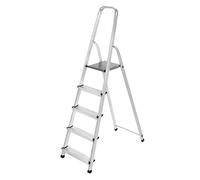 Echelle de ménage VaGo Echelle pliante Alu Escabeau 5 marches Escabeau à marches
