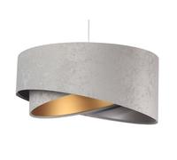 BPS Koncept Galaxy lampe suspendue 1x60 W doré-gris/cendre-argenté 060-MIX-013