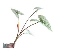 BQEE Calathea Plante artificielle - 2 tailles : 90 cm et 70 cm - Fausse verdure réaliste pour la maison, le bureau et la décoration, 1 pièce (Style-A-vert clair)