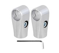 bqlzr Argent 25 mm Diamètre intérieur et étagère pour affichage d'échafaudage connecteur de tuyau en aluminium Fixations Lot de 2