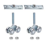 BQLZR Lot de 2 rails coulissants en acier H4-3 Argenté 52 x 25 x 78 mm