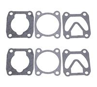 BQLZR Lot de 6 plaques de soupape à base de culasse pour compresseur d'air Gris