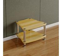 BQZKTVED Meuble HiFi Robuste Modulaire, Support Multimédia AV Multi-Tiers avec Pieds Vibration, Meuble de Rangement pour Ampli CD Platine au Salon et Studio d'Enregistrement