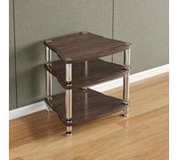 BQZKTVED Meuble HiFi Robuste Modulaire, Support Multimédia AV Multi-Tiers avec Pieds Vibration, Meuble de Rangement pour Ampli CD Platine au Salon et Studio d'Enregistrement