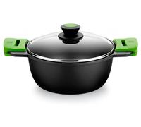 BRA A400328, Casserole, Ronde, Aluminium, Gaz, Induction, Noire, Silicone