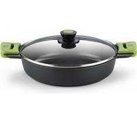 BRA A400528, 2,3 l, noir, aluminium, silicone, gaz, induction, 220 °C