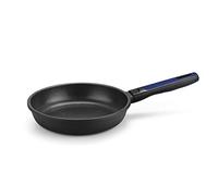 BRA Advanced | Poêle 24 cm, Noir,Fonte d’Aluminium avec Revêtement Antiadhésif Profile Renforcé sans PFOA, Compatible Tous Feux Dont Induction