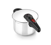 BRA Allure | Autocuiseur de 6 litres, en acier inoxydable 18/10, avec 2 programmes de cuisson et un système de verrouillage de l'ouverture, adapté à tous les types de cuisines