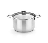 BRA Ancora | Marmite avec couvercle 24 cm, inox 18/10, sans antiadhésif, pleine induction convient à toutes les cuisines dont