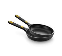 BRA Daily Pro | Lot de 2 Poêles 20-26 cm en Aluminium Forgé