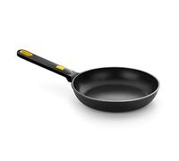 BRA Daily Pro | Poêle 18 cm, noire et jaune, en fonte d'aluminium, Full Induction, antiadhésive trois couches, adaptée à tous types de cuisines
