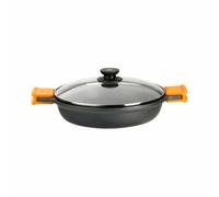 BRA Efficient A270530 Plateau de four 4,1 L Plaque de cuisson ronde en aluminium forgé