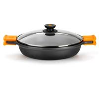 BRA Efficient A270532 Plateau de four 5 L Plaque de cuisson ronde en aluminium forgé