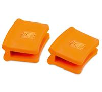 BRA Efficient | Anses en Silicone, 2 Unités, Grande Taille, Pour Efficient de 36|45 cm de Diamètre, Couleur Orange