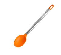 BRA Efficient | Cuillère de Cuisine, Acier Inoxydable, Nylon et Silicone, Orange, 35 cm