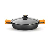 Bra Plateau de four Efficient A270530 – Plaque ronde en aluminium forgé 4,1 L