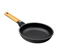BRA Efficient Orange | Poêle 22 cm, Fonte d’Aluminium avec Revêtement Antiadhésif Platinum Plus sans PFOA, Compatible Tous Feux Dont Induction
