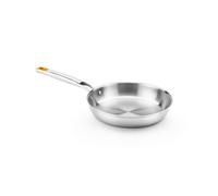 Bra Efficient Poêle Efficient Inox Triply 20 Cm, Inox 18/10, Sans Antiadhésif Avec Fond Diffuseur Triple Forgé, Sans Pfoa, Manche