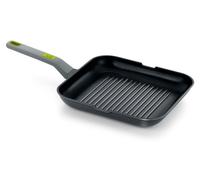 BRA Life | Grille de 28 cm en fonte d'aluminium 100 % recy revêtement antiadhésif renforcé en céramique sans ni PTFE, compatible avec tous les types de cuisinières, y compris l'induction