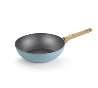 BRA Nordik | Wok 28 cm, en aluminium forgé avec revêtement antiadhésif, compatible avec tous les types de cuisinières, y compris l'induction
