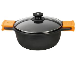 BRA Plat De Cuisson Efficace 11,2 L Rond Aluminium Coulé Plat À Four 39x48