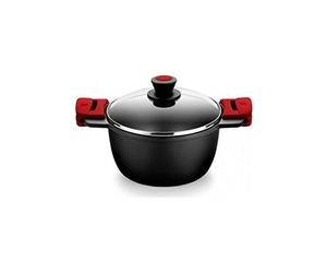 BRA Premiere A410332 Plat à four autour Noir, Rouge