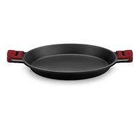 BRA Premiere | Poêle à Paella de 36 cm en Fonte d'Aluminium | 3 Couches avec Revêtement Antiadhésif Renforcé sans APFO, Poignées Amovibles Incluses | Convient à Tous les Types de Plaques de Cuisson
